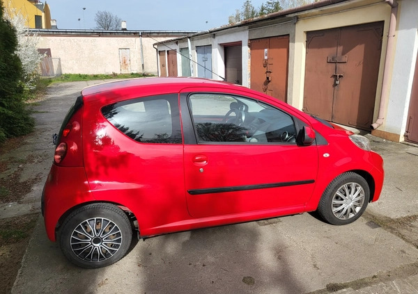 Peugeot 107 cena 8900 przebieg: 104500, rok produkcji 2010 z Płock małe 79